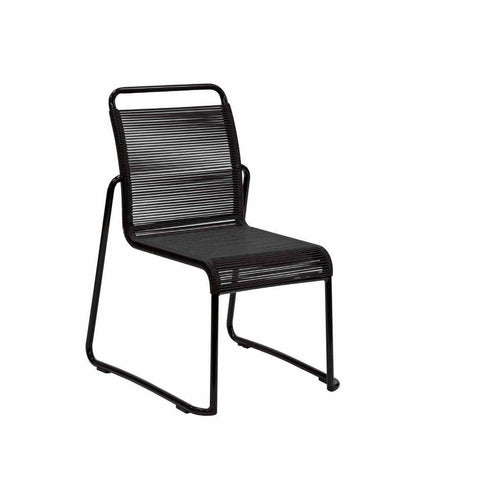 Bizzotto Sedia da giardino Klio Nero