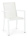 Bizzotto Sedia da giardino Konnor CX21 Bianco