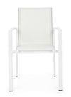 Bizzotto Sedia da giardino Konnor CX21 Bianco