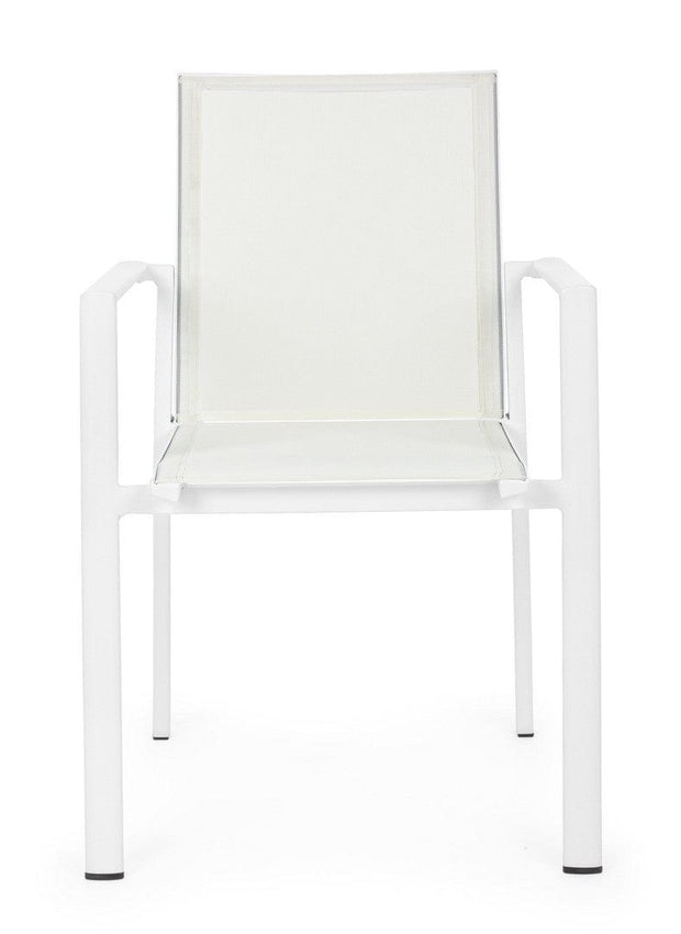 Bizzotto Sedia da giardino Konnor CX21 Bianco