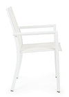 Bizzotto Sedia da giardino Konnor CX21 Bianco