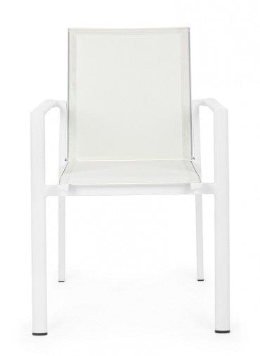 Bizzotto Sedia da giardino Konnor CX21 Bianco