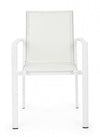 Bizzotto Sedia da giardino Konnor CX21 Bianco