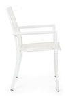 Bizzotto Sedia da giardino Konnor CX21 Bianco