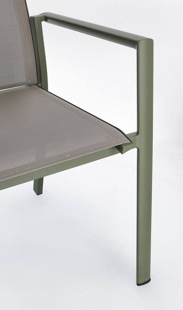 Bizzotto Sedia da giardino Konnor Verde