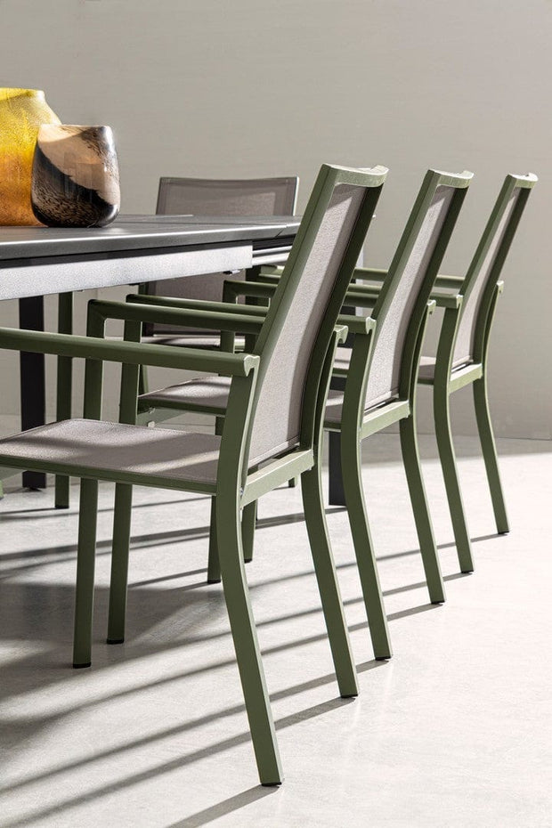 Bizzotto Sedia da giardino Konnor Verde