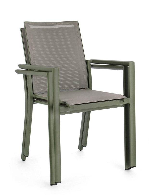 Bizzotto Sedia da giardino Konnor Verde