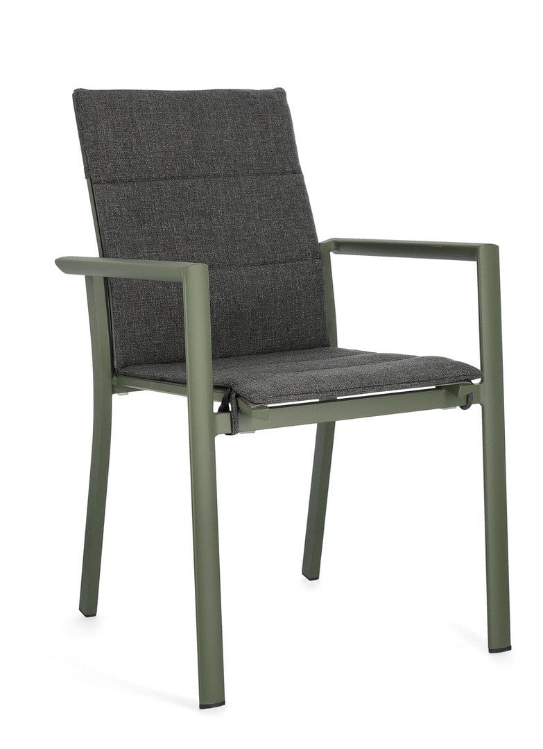 Bizzotto Sedia da giardino Konnor Verde