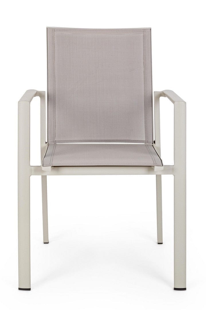 Bizzotto Sedia da giardino Konnor W-Arm Cappuccino