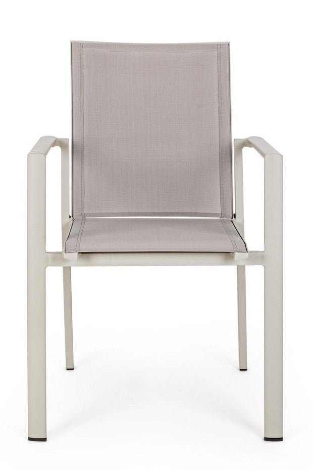 Bizzotto Sedia da giardino Konnor W-Arm Cappuccino