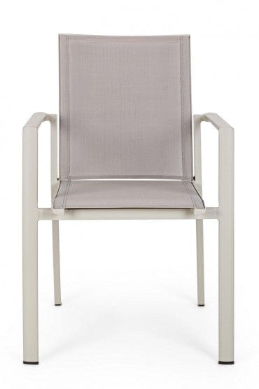 Bizzotto Sedia da giardino Konnor W-Arm Cappuccino