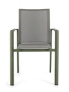 Bizzotto Sedia da giardino Konnor W-Arm Verde