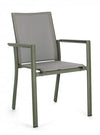 Bizzotto Sedia da giardino Konnor W-Arm Verde
