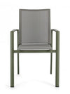 Bizzotto Sedia da giardino Konnor W-Arm Verde