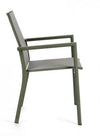 Bizzotto Sedia da giardino Konnor W-Arm Verde