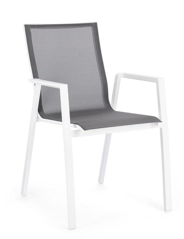 Bizzotto Sedia da giardino Krion Bianco