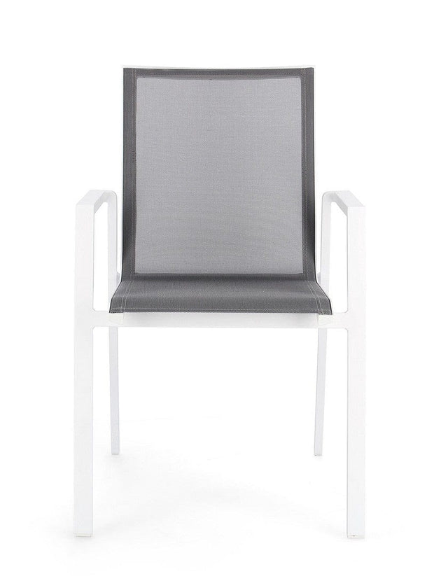 Bizzotto Sedia da giardino Krion Bianco