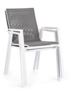 Bizzotto Sedia da giardino Krion Bianco