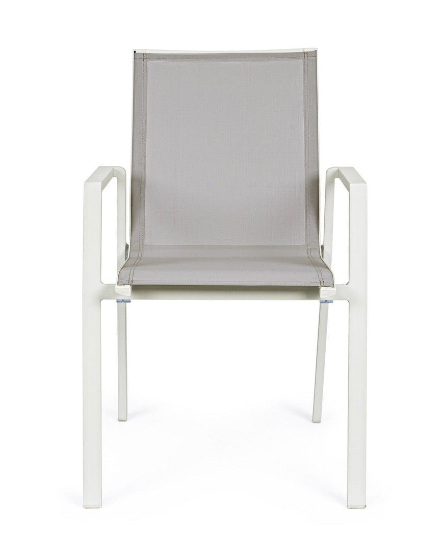 Bizzotto Sedia da giardino Krion Grigio