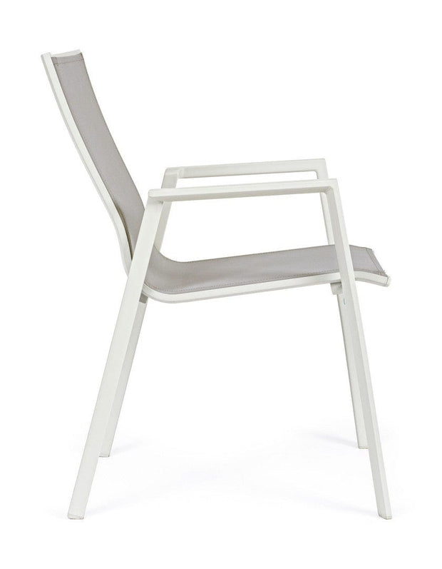 Bizzotto Sedia da giardino Krion Grigio