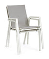 Bizzotto Sedia da giardino Krion Grigio