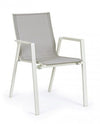 Bizzotto Sedia da giardino Krion Grigio