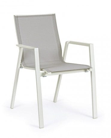 Bizzotto Sedia da giardino Krion Grigio