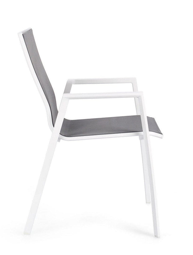 Bizzotto Sedia da giardino Krion JX11 Grigio