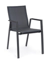 Bizzotto Sedia da giardino Krion JX55 Antracite