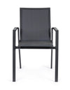 Bizzotto Sedia da giardino Krion JX55 Antracite