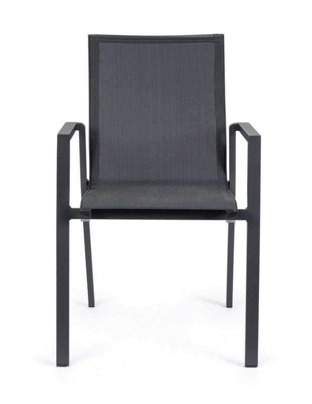 Bizzotto Sedia da giardino Krion JX55 Antracite