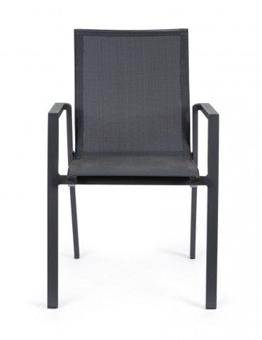 Bizzotto Sedia da giardino Krion JX55 Antracite