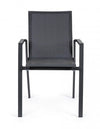 Bizzotto Sedia da giardino Krion JX55 Antracite