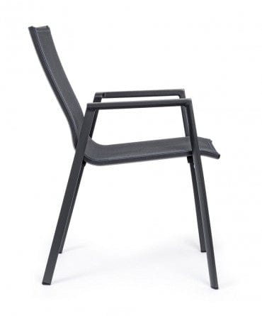 Bizzotto Sedia da giardino Krion JX55 Antracite