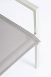 Bizzotto Sedia da giardino Krion W-Arm Grigio