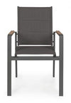 Bizzotto Sedia da giardino Kubik SJ61 Antracite