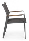 Bizzotto Sedia da giardino Kubik SJ61 Antracite