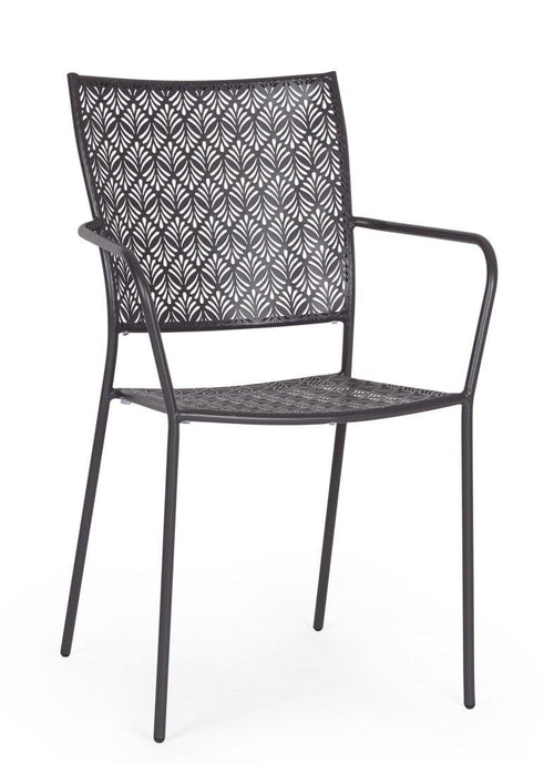 Bizzotto Sedia da giardino Lizette Antracite