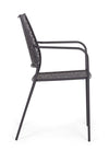 Bizzotto Sedia da giardino Lizette Antracite