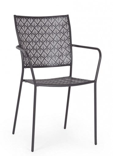 Bizzotto Sedia da giardino Lizette Antracite