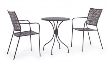 Bizzotto Sedia da giardino Lizette Antracite