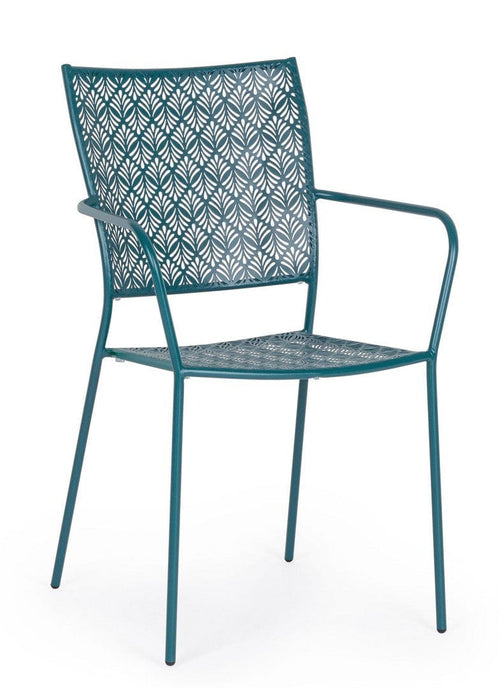 Bizzotto Sedia da giardino Lizette Blu