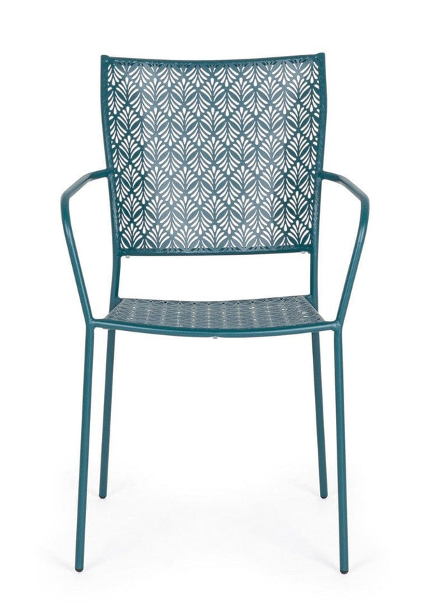 Bizzotto Sedia da giardino Lizette Blu
