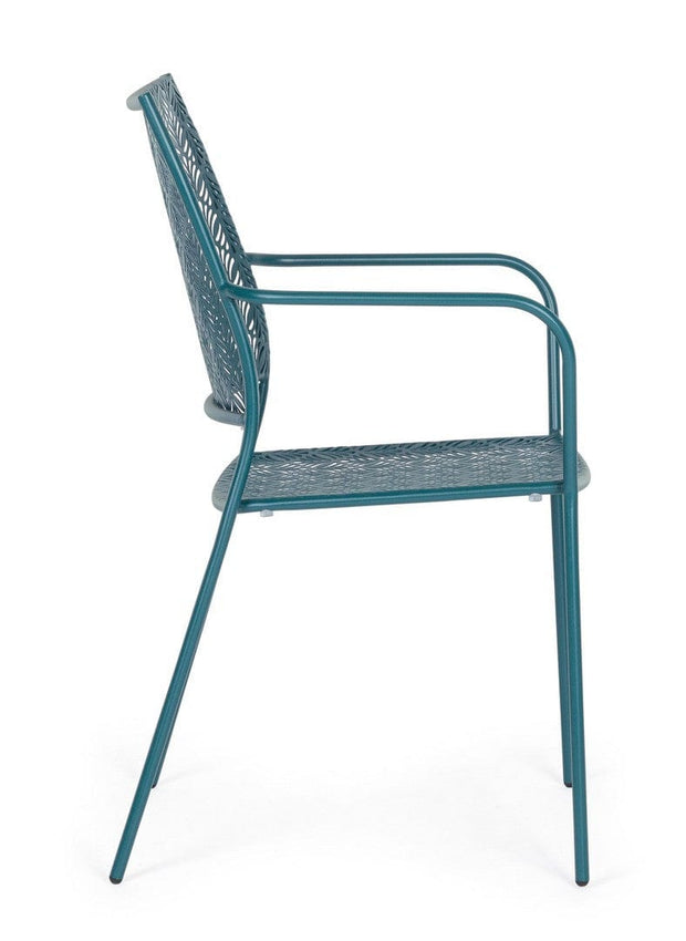 Bizzotto Sedia da giardino Lizette Blu