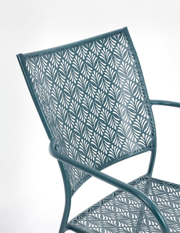 Bizzotto Sedia da giardino Lizette Blu