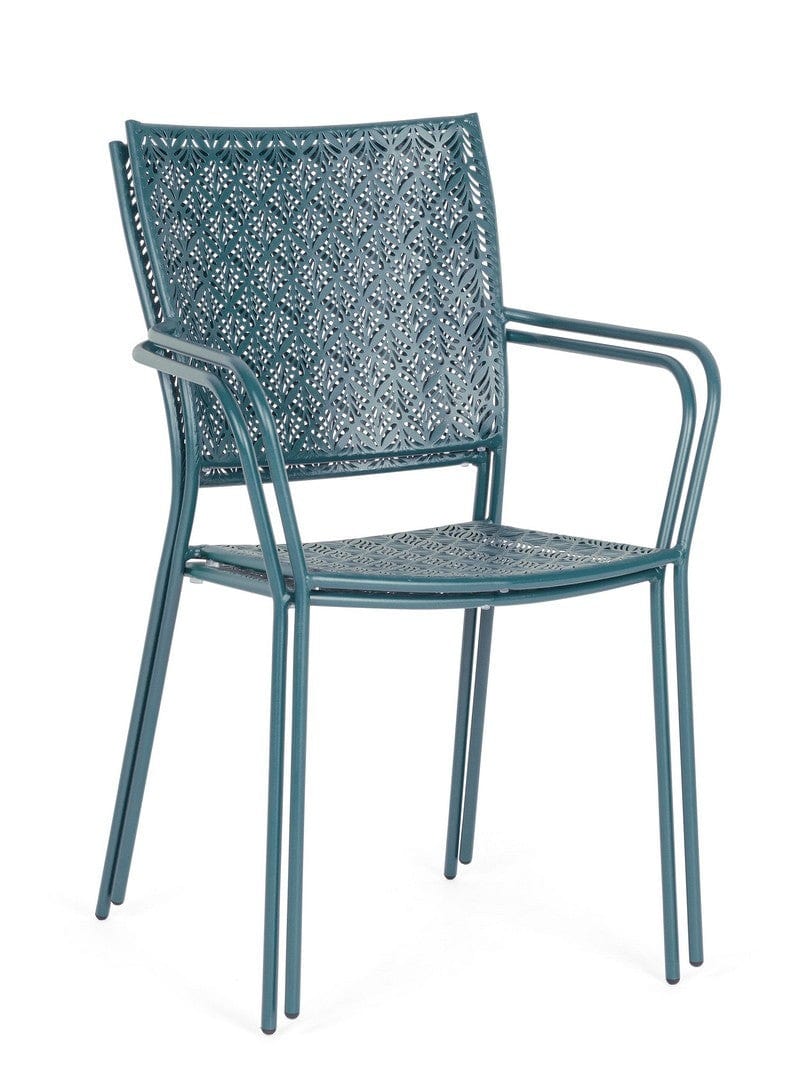 Bizzotto Sedia da giardino Lizette Blu
