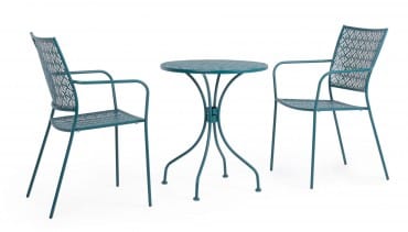 Bizzotto Sedia da giardino Lizette Blu