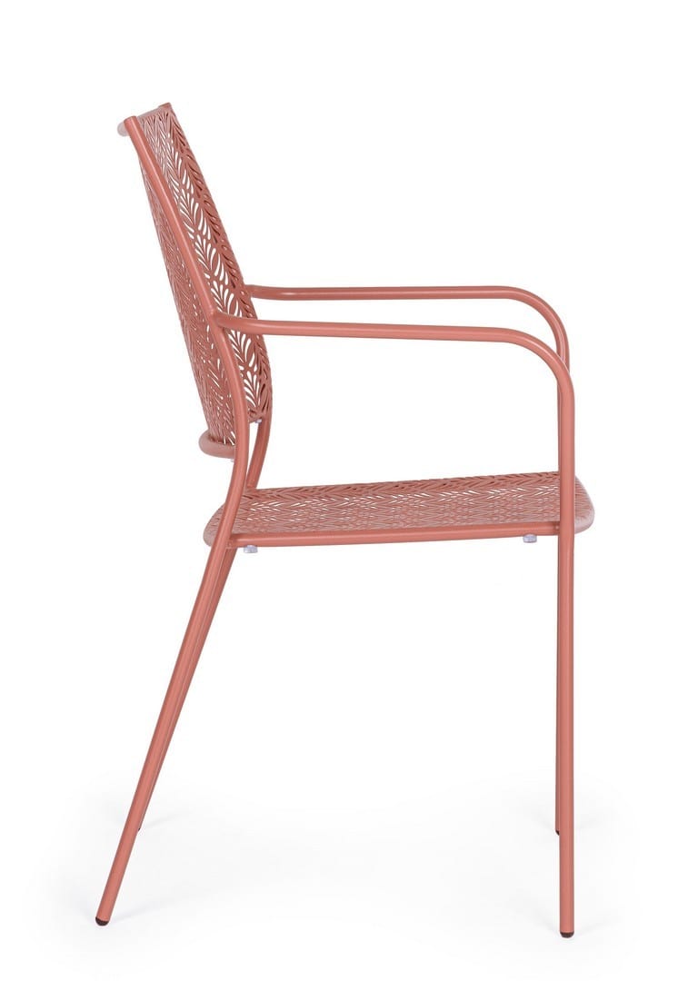 Bizzotto Sedia da giardino Lizette Ruggine