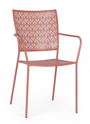 Bizzotto Sedia da giardino Lizette Ruggine