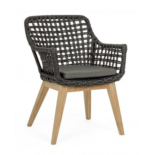 Sedia Da Giardino Madison Nero
